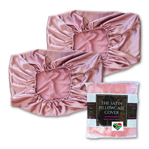 2 Pack Satin Pillowcase Cover - Metallic  (Standard Fit)