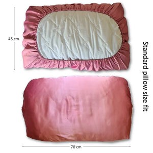 Satin Pillowcase Cover - Metallic  (Standard Fit)