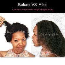 Charger l&#39;image dans la galerie, Kwanele Wide Comb Afro Hair Straightening Brush