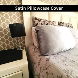 2 Pack Satin Pillowcase Cover - Metallic  (Standard Fit)